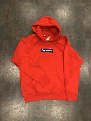 sudadera supreme roja